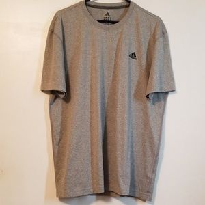 Adidas Cimalite Gray Short Sleeve Shirt